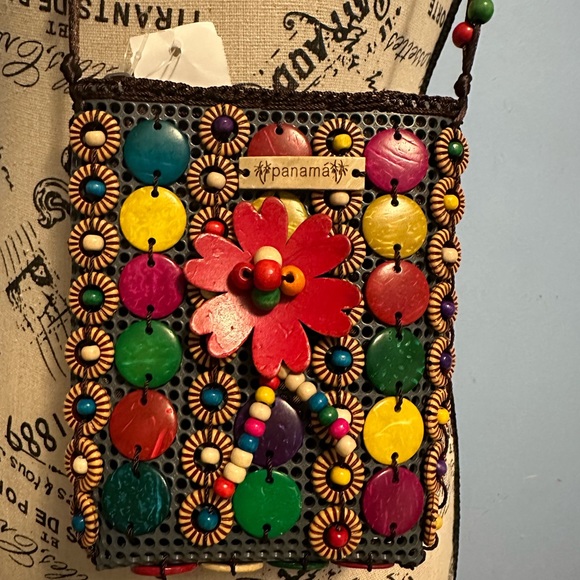 Handmade Beaded Crossbow Purse - Picture 2 of 9